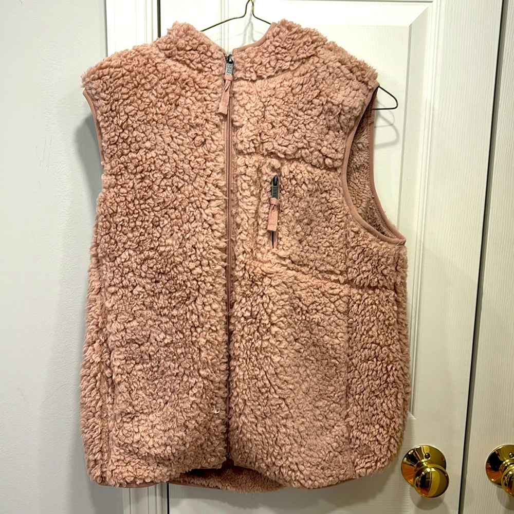 1948 Original Weatherproof Vintage Pink Fluffy Vest